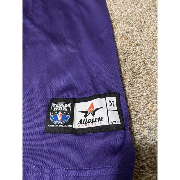 Alleson Athletic Los Angeles Lakers Reversible Basketball Jersey Purple Gold 1 M - Picture 2 of 8